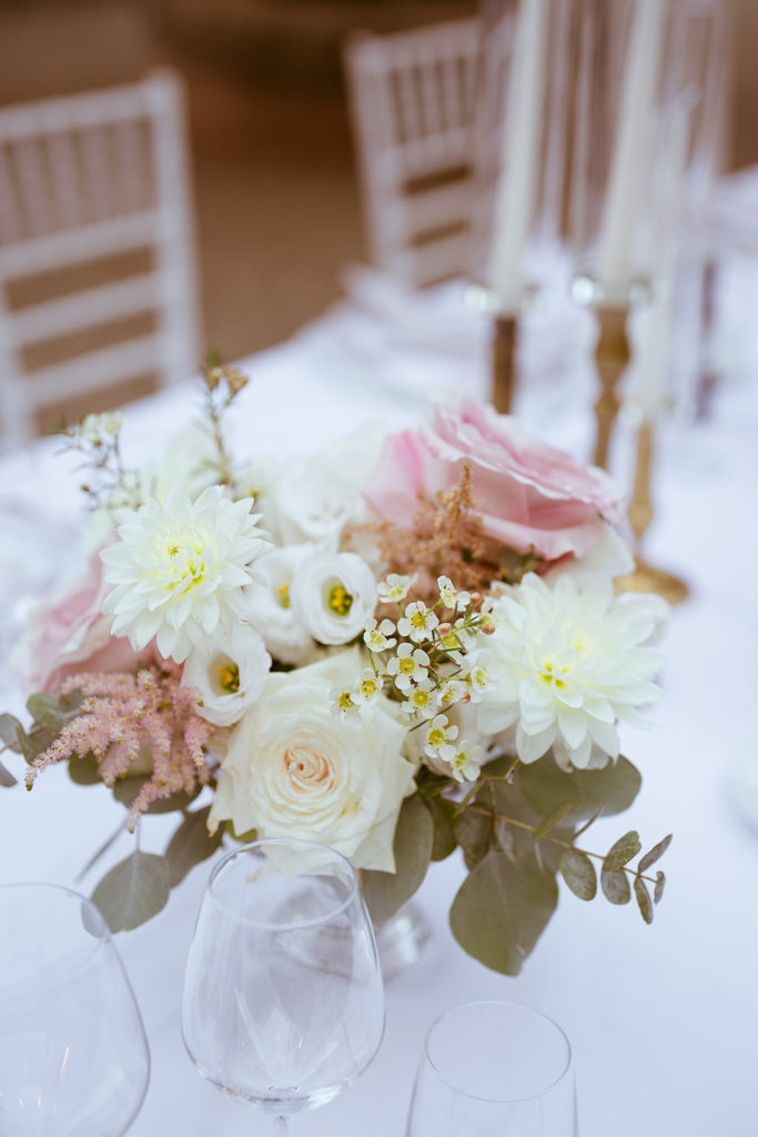 Pink & White flowers - Wedding at Montalto Castle - Italian Wedding Designer 