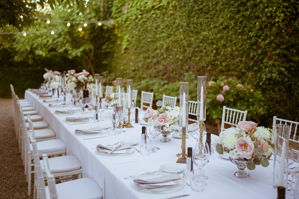 White Table Plan - Wedding at Montalto Castle - Italian Wedding Designer 