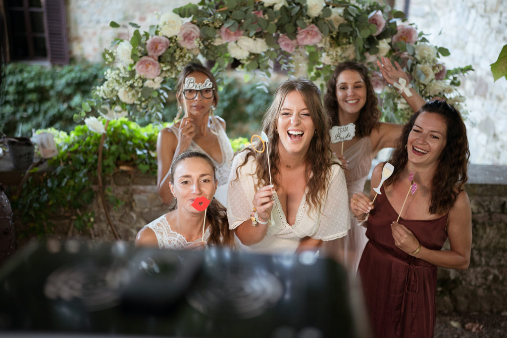 La Machine Photobooth - Wedding at Montalto Castle - Italian Wedding Designer 
