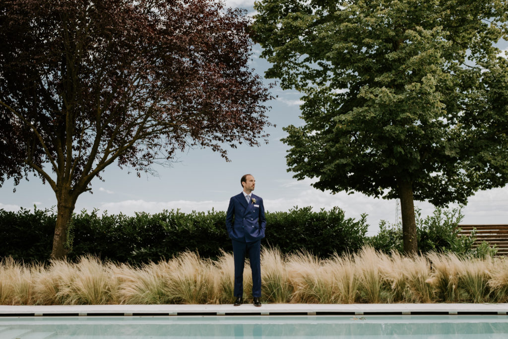 Groom portrait 3 michelin stars wedding - Italian Wedding Designer