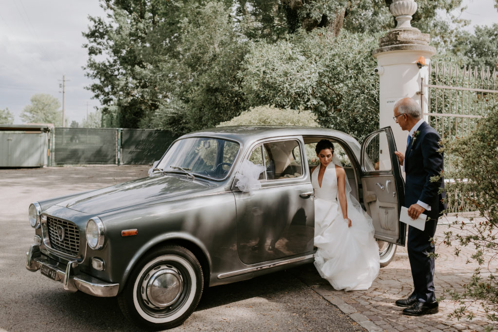 Bridal Car - 3 Michelin star wedding in Italy - Italian Wedding Designer