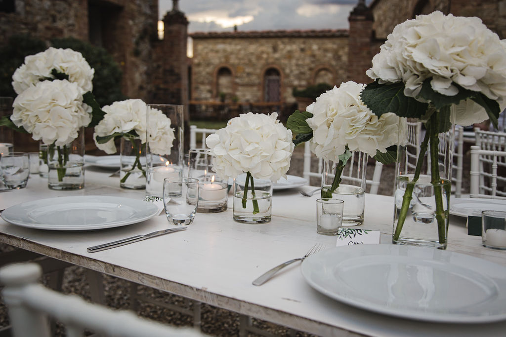 Total White Event - 3 days event at Villa Catignano - Italian Wedding Designer